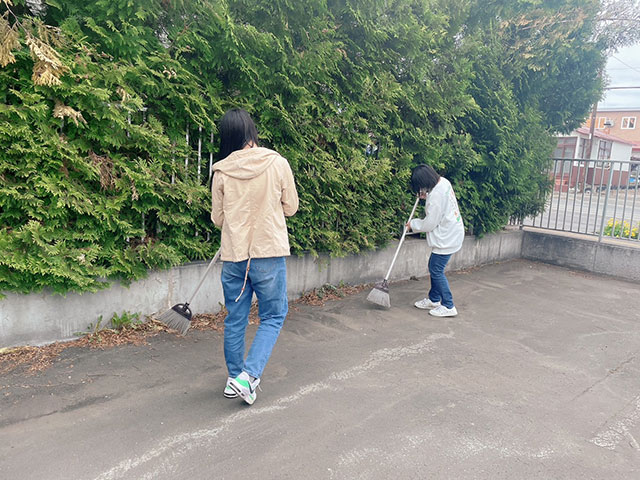 ボランティア清掃の実施