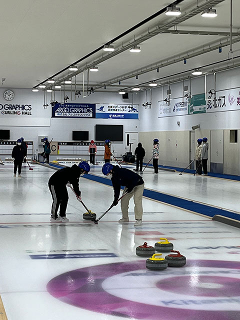 カーリング体験