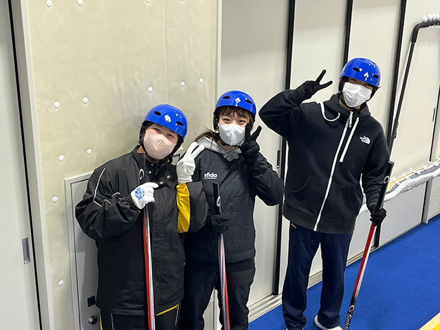 カーリング体験