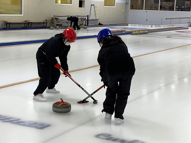 カーリング体験