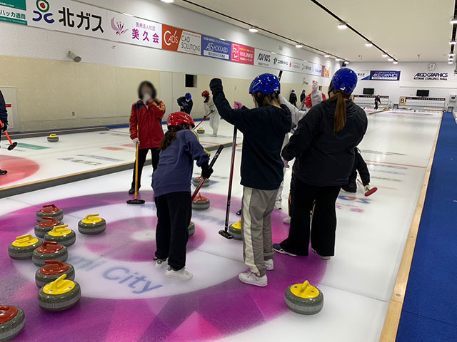 カーリング体験
